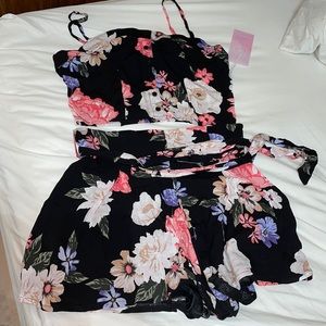 Crop top with shorts